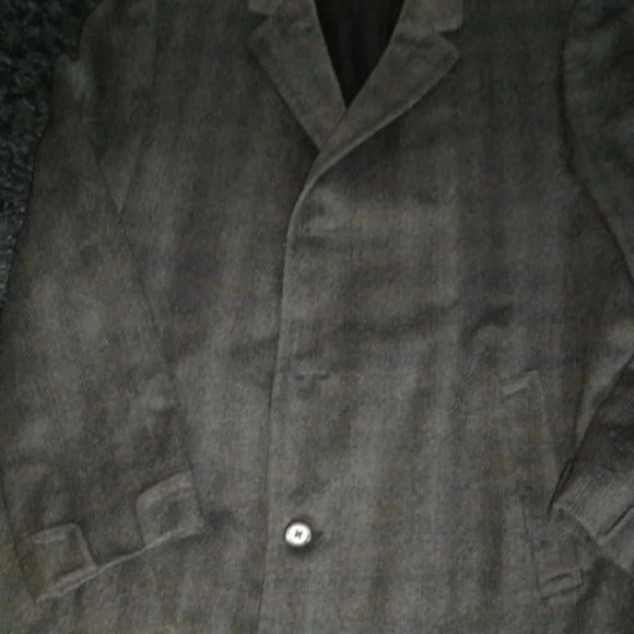 Kuppenheimer** Quality full length Wool Over coat Large - Picture 8 of 15